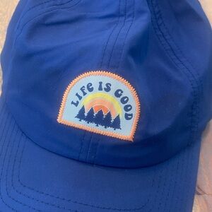 Life is Good hat.